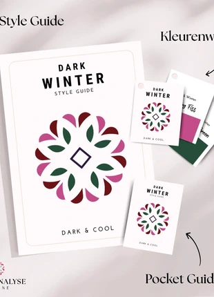 Dark Winter Compleet Pakket, marca: Kleuranalyse-Online, estado: Nuevo con etiquetas, 54,90 €, 58,35 € Protección al comprador Pro incluida
