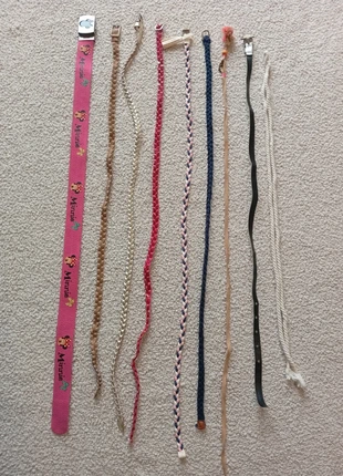 Pack 9 cinturones niña 75–79cm | Girls' belts bundle | Lot de ceintures fille, marca: Local, estado: Bueno, tamaño: 4 años / 104 cm, 5,00 €, 5,95 € Protección al comprador incluida