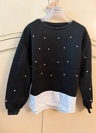 maglioncino nero, marca: Made In Italy, estado: Muy bueno, tamaño: S / 36 / 8, 10,00 €, 11,20 € Protección al comprador incluida