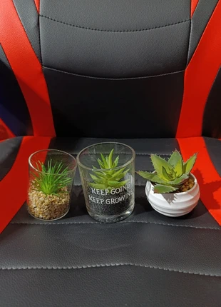 Set of 3 Artificial Decorative Succulent Plants – Home or Office Decor, marque: IKEA, état: Neuf sans étiquette, 1,25 €, 2,01 € Protection acheteurs incluse