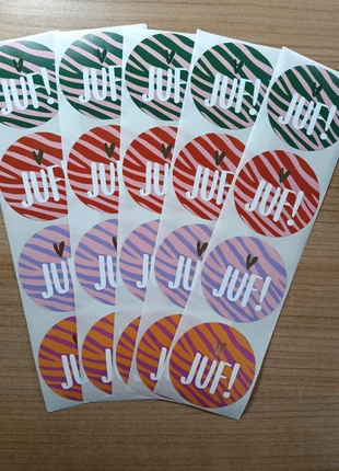 Stickers juf, marca: Stickers, estado: Novo sem etiquetas, €1.25, €2.01 inclui Proteção do Comprador Pro