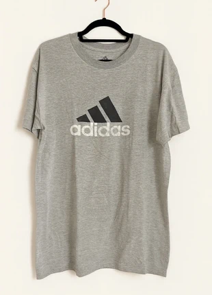 adidas vintage t-shirt grey y2k streetwear unisex retro moda urbana casual authentic rare comfy, marca: adidas, estado: Muy bueno, tamaño: M, 9,00 €, 10,15 € Protección al comprador incluida