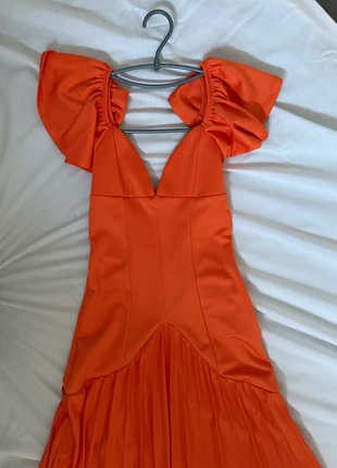 Robe longue orange, brand: ASOS Design, condition: Very good, size: XXS / 32 / 4, €30.00, €32.20 includes Buyer Protection