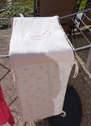 Tour de lit bébé rose pâle – motif lapin 🐰, marke: Orchestra, zustand: Neu, 8,50 €, 9,63 € inklusive Vinted-Käuferschutz