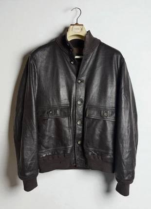 Valstar Real Leather Jacket Valstarino Vera Pelle reindeer Cashmere brown aviator, marca: Valstar Milano, estado: Muito bom, tamanho: M, €399.99, €420.69 inclui Proteção do Comprador