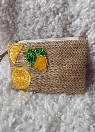 Lemon clutch bag, condition: New with tags, £18.00, £19.60 includes Buyer Protection