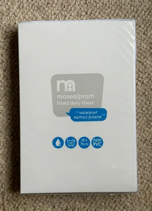 Mothercare Fitted Waterproof Sheet for Prams / Moses Basket, brand: Mothercare, condition: New with tags, size: Moses basket / crib, £2.50, £3.00 includes Buyer Protection
