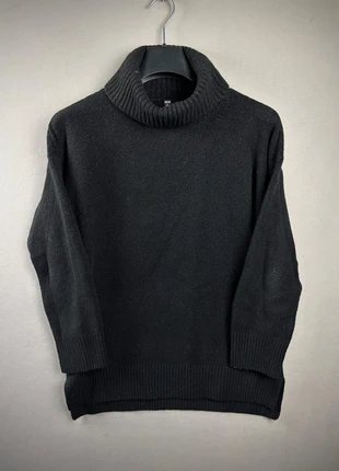 Pull à col roulé Uniqlo en Laine et Acrylic Noir (M), brand: Uniqlo, condition: Very good, size: M / 38 / 10, €25.00, €26.95 includes Buyer Protection