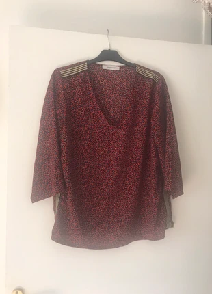 Blouse bordeaux à motifs Promod Taille 38, marke: Promod, zustand: Sehr gut, größe: M / 38 / 10, 3,50 €, 4,38 € inklusive Vinted-Käuferschutz