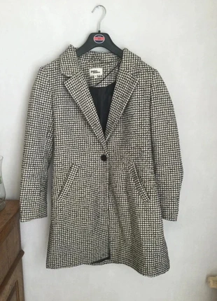 Manteau pied de poule brun/beige Grain de Malice taille 36, brand: Grain de Malice, condition: Very good, size: S / 36 / 8, €9.00, €10.15 includes Buyer Protection