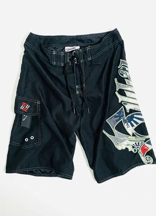 Short de bain noir Billabong brodé - Taille M - Style surf, brand: Billabong, condizioni: Ottime, taglia: M, €19.90, €21.60 include la Protezione acquisti