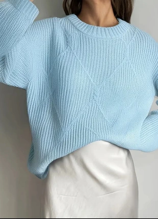 Pull maille bleue pastel – style minimal chic – taille M – vintage dressing, marque: Vintage Dressing, état: Très bon état, taille: M / 38 / 10, 39,90 €, 42,60 € Protection acheteurs incluse