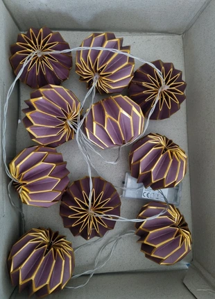 Lichterkette mit Lampions weinrot, merk: BUTLERS, staat: Nieuw zonder prijskaartje, € 8,00, € 9,10 inclusief Kopersbescherming