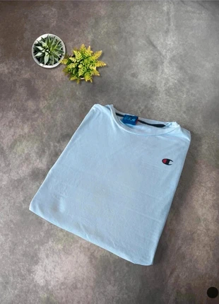 Weißes Champion T-Shirt (Nr.55), marke: Champion, zustand: Sehr gut, größe: 14 Jahre / 164, 4,00 €, 4,90 € inklusive Vinted-Käuferschutz