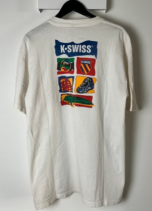 Vintage 90s K Swiss promo single stitch tee XL, marke: Allsport, zustand: Sehr gut, größe: XL, 45,00 €, 47,95 € inklusive Vinted-Käuferschutz