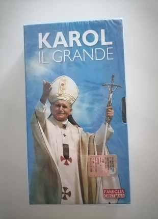 Vhs nuovo karol il grande - papa Giovanni Paolo II, staat: Nieuw met prijskaartje, € 3,00, € 3,85 inclusief Kopersbescherming