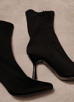 Black Sock Boots, Dunnes Stores, Size 6, 39 EUR, brand: Dunnes Stores, condition: Very good, size: 39, €14.00, €15.40 includes Buyer Protection