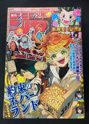 Weekly Shonen Jump n°9 de 2018 - The Promised Neverland, marke: JUMP, zustand: Gut, größe: Einheitsgröße, 10,90 €, 12,15 € beinhaltet Vinted-Käuferschutz Pro