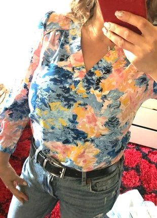 Blouse florale, condition: Very good, size: M / 38 / 10, €13.00, €14.35 includes Buyer Protection