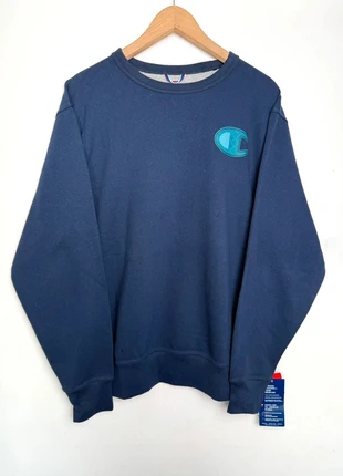 Sweatshirt Champion bleu marine logo brodé – Taille M – Neuf avec étiquette, brand: Champion, condition: Very good, size: M, €21.90, €23.70 includes Buyer Protection Pro