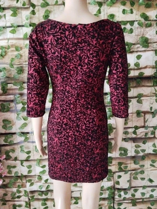 🌸Robe velours côtelé Made In Italy Taille 36🌸 - photo numéro 3