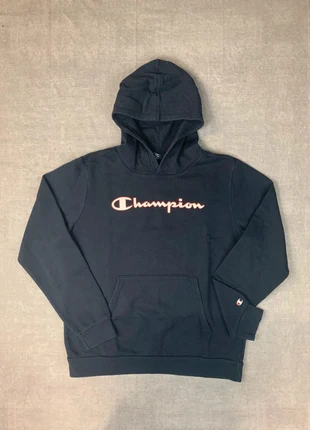 Sweat à Capuche Hoodie Champion Bleu Marine / Foncé Taille S, marque: Champion, état: Très bon état, taille: S, 15,00 €, 16,45 € Protection acheteurs incluse
