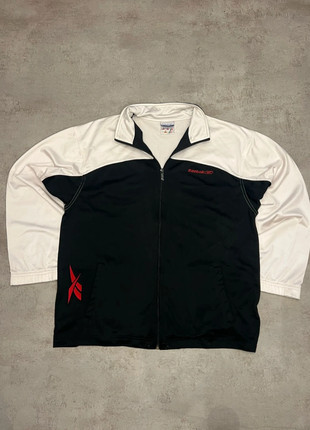 Jacket Reebok Black/White Vintage Zip 90's Retro Sportswear, marque: Reebok, état: Très bon état, taille: L, 24,99 €, 26,94 € Protection acheteurs incluse