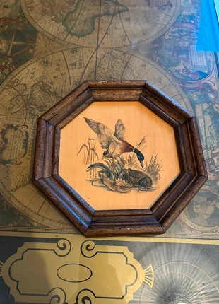 Cadre Vintage avec Illustration de Canard avec son caneton 🦆, marke: Vintage Boutique, zustand: Sehr gut, 14,00 €, 15,40 € inklusive Vinted-Käuferschutz