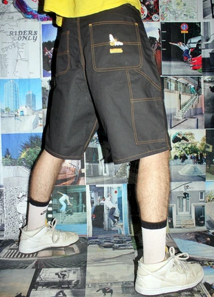 Custom Made Embroidered Carpenter Relaxed Fit Canvas Shorts (US w38) (EU48), marca: Custommade, estado: Muy bueno, tamaño: W38 | ES 48, 39,99 €, 42,69 € Protección al comprador Pro incluida