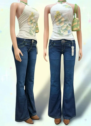 Vintage Y2K 2000’s flare bootcut low rise jeans 🇺🇸, marca: Vintage Dressing, estado: Nuevo con etiquetas, tamaño: M / 38 / 10, 55,99 €, 59,49 € Protección al comprador incluida