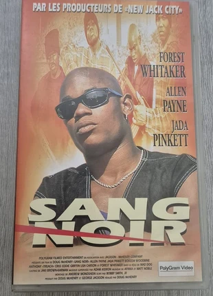 VHS Vintage "Sang Noir" - Film RARE - Suspense et Introspection - Collection Cinéma, état: Bon état, 4,90 €, 5,85 € Protection acheteurs incluse