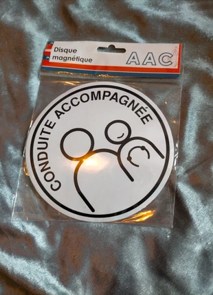 Disque magnétique conduite accompagnée, condition: New with tags, €1.00, €1.75 includes Buyer Protection