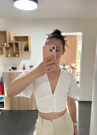 Blouse blanche NA-KD, marca: NA-KD, estado: Bueno, tamaño: S / 36 / 8, 10,00 €, 11,20 € Protección al comprador incluida