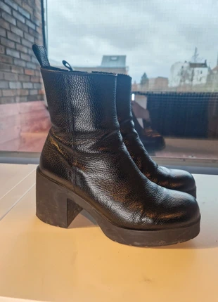 Gefütterte Echtleder-Stiefeletten, état: Très bon état, taille: 41, 45,00 €, 47,95 € Protection acheteurs incluse