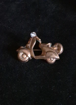 Vintage attitude Broche ancienne🛵scooter vespa doré cuivré, marca: Broche ancienne, estado: Muito bom, €12.90, €14.25 inclui Proteção do Comprador Pro