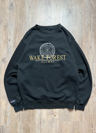 Sweat-shirt vintage crewneck Jansport noir Wake Forest University taille S, brand: JanSport, condizioni: Ottime, taglia: S, €9.90, €11.10 include la Protezione acquisti
