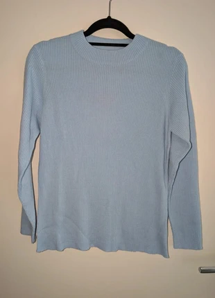 Pull col montant côtelé bleu turquoise taille 42/44 femme, état: Très bon état, taille: XL / 42 / 14, 6,00 €, 7,00 € Protection acheteurs incluse