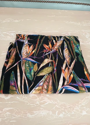 Coupon tissu tropical oiseau du paradis et feuille de bananier en coton, brand: TISSU, condition: Very good, €8.00, €9.10 includes Buyer Protection Pro