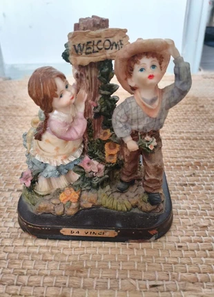 Da Vinci aardewerk beeldje met kinderen ( gebruikt ), merk: Da Vinci, staat: Goed, € 9,00, € 10,15 inclusief Kopersbescherming