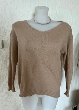 Pull beige étoile, marque: Italia Independent, état: Très bon état, taille: S / 36 / 8, 5,00 €, 5,95 € Protection acheteurs incluse