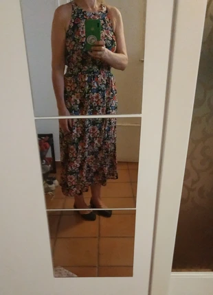 Vestito a fiori viscosa, brand: King Louie, condizioni: Nuovo senza cartellino, taglia: L / IT 44 / EU 40, €35.00, €37.45 include la Protezione acquisti