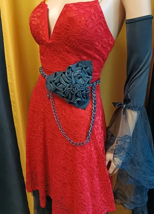 Très originale ceinture gothique bijou boucle triple roses noires, brand: Vintage Dressing, condition: Very good, size: 115 cm, €14.00, €15.40 includes Buyer Protection Pro