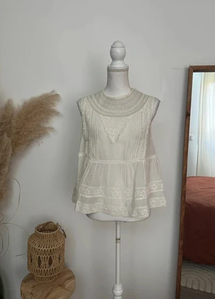 Top blanc Zadig & Voltaire Deluxe – Taille S, brand: Zadig & Voltaire, condition: Very good, size: S / 36 / 8, €45.00, €47.95 includes Buyer Protection