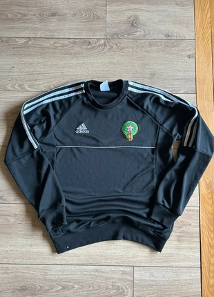 Sweat Adidas football Maroc noir – Taille S (XL enfant) Logos brodés, merk: adidas, staat: Heel goed, maat: S, € 13,99, € 15,39 inclusief Kopersbescherming