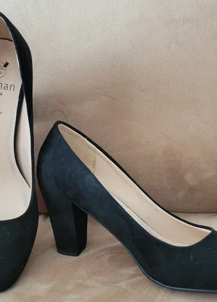 Escarpins talons carrés, marke: Gémo, zustand: Neu, mit Etikett, größe: 38, 7,00 €, 8,05 € inklusive Vinted-Käuferschutz