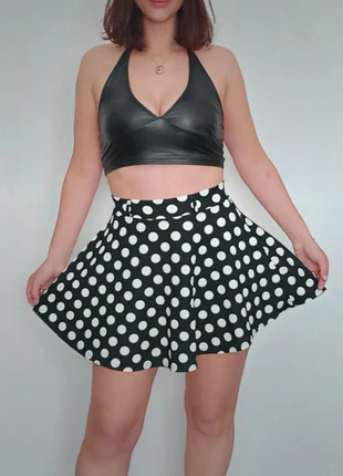 Jupe patineuse à pois intemporelle pinup taille 1, marke: red fashion, zustand: Sehr gut, größe: S / 36 / 8, 9,90 €, 11,10 € beinhaltet Vinted-Käuferschutz Pro