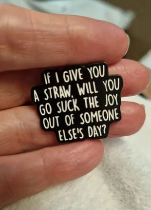 If i gave you a straw pin, brand: None, condition: New with tags, £2.25, £3.06 includes Buyer Protection