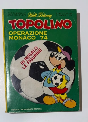 Topolino 962 5 maggio 1974, staat: Veelgebruikt, € 4,00, € 4,90 inclusief Kopersbescherming