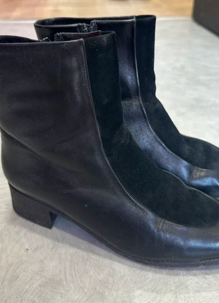 Bottines noires fourrées femme – cuir & daim – Marco France – Pointure 39, marke: MARCO France, zustand: Sehr gut, größe: 39, 24,00 €, 25,90 € inklusive Vinted-Käuferschutz
