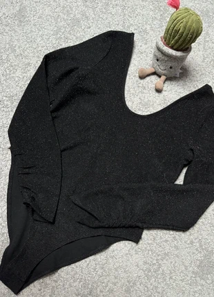 🖤 Body à paillettes noir Zara, marca: Zara, estado: Muito bom, tamanho: M / 38 / 10, €3.00, €3.85 inclui Proteção do Comprador